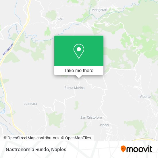 Gastronomia Rundo map