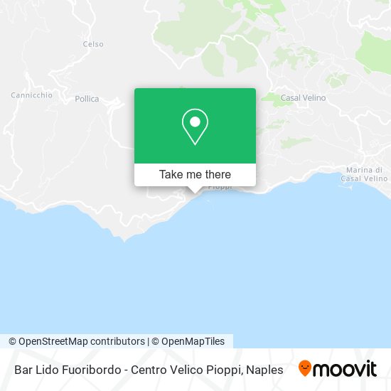 Bar Lido Fuoribordo - Centro Velico Pioppi map