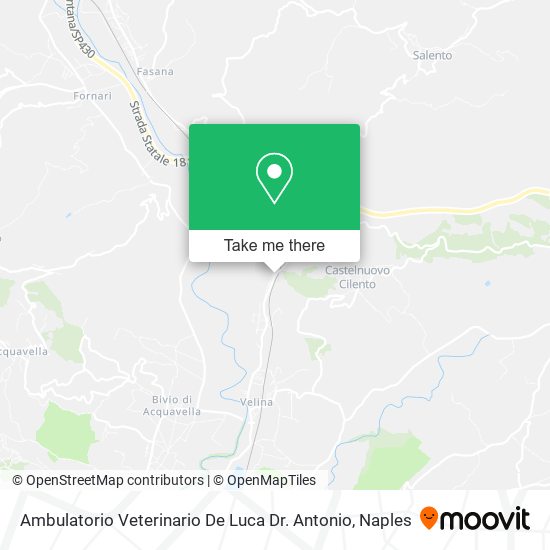 Ambulatorio Veterinario De Luca Dr. Antonio map