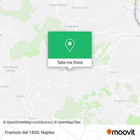 Frantoio del 1800 map
