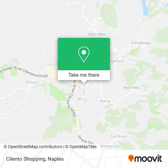 Cilento Shopping map