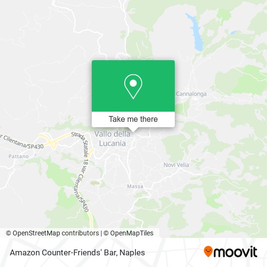 Amazon Counter-Friends' Bar map