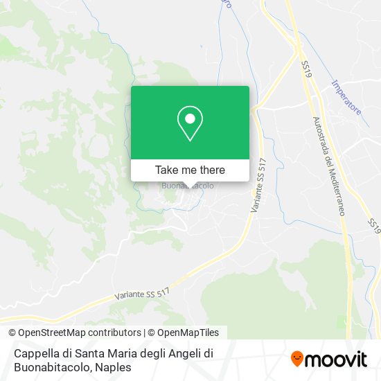 Cappella di Santa Maria degli Angeli di Buonabitacolo map