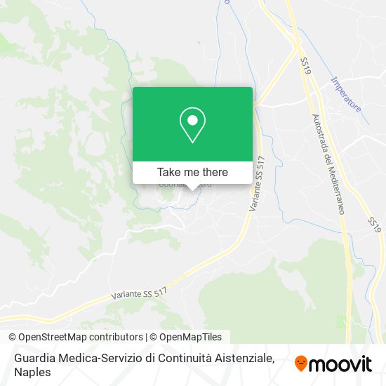 Guardia Medica-Servizio di Continuità Aistenziale map