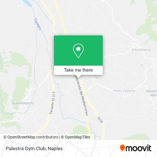 Palestra Gym Club map