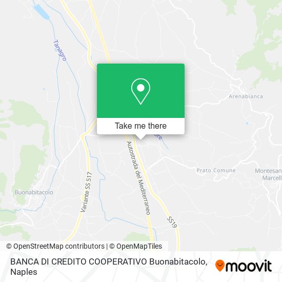 BANCA DI CREDITO COOPERATIVO Buonabitacolo map