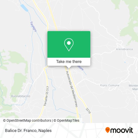 Balice Dr. Franco map