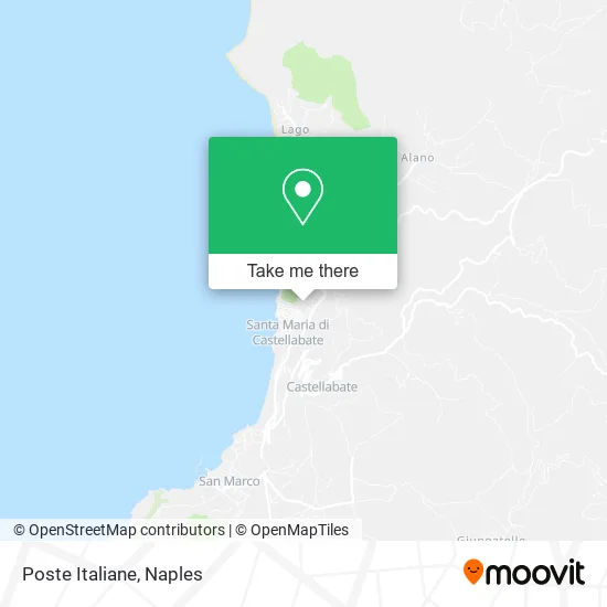 Italian Post Office map