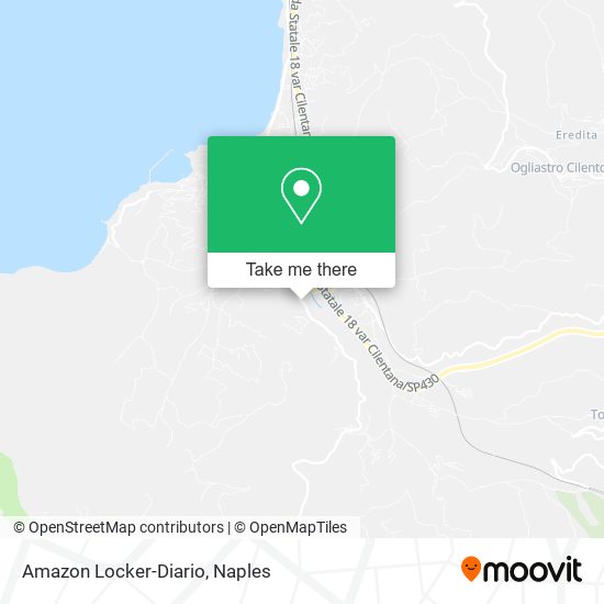 Amazon Locker-Diario map