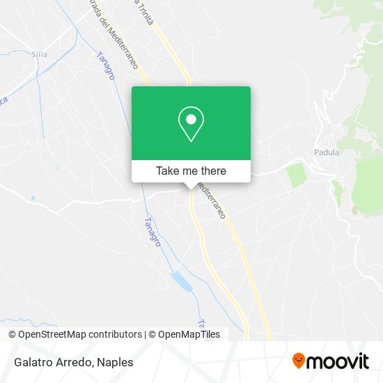 Galatro Arredo map