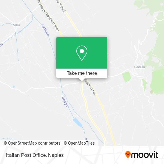 Italian Post Office map