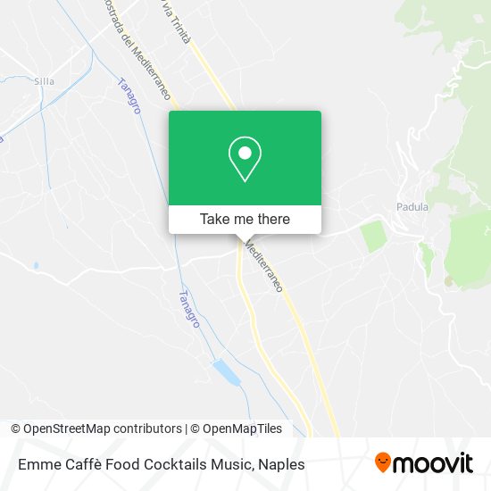 Emme Caffè Food Cocktails Music map