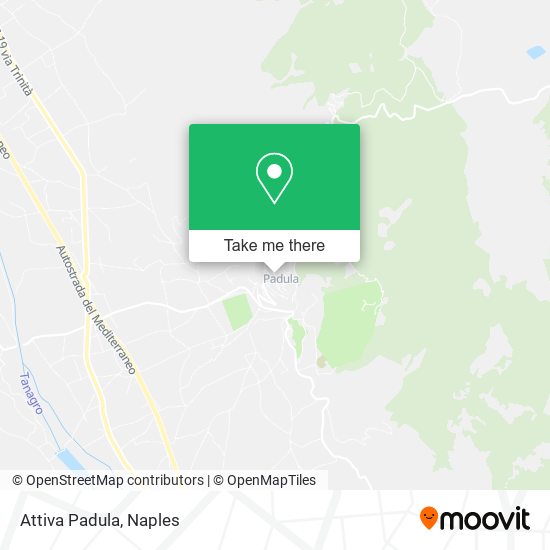 Attiva Padula map
