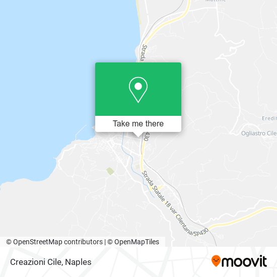 Creazioni Cile map
