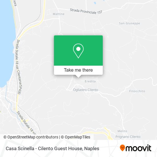 Casa Scinella - Cilento Guest House map