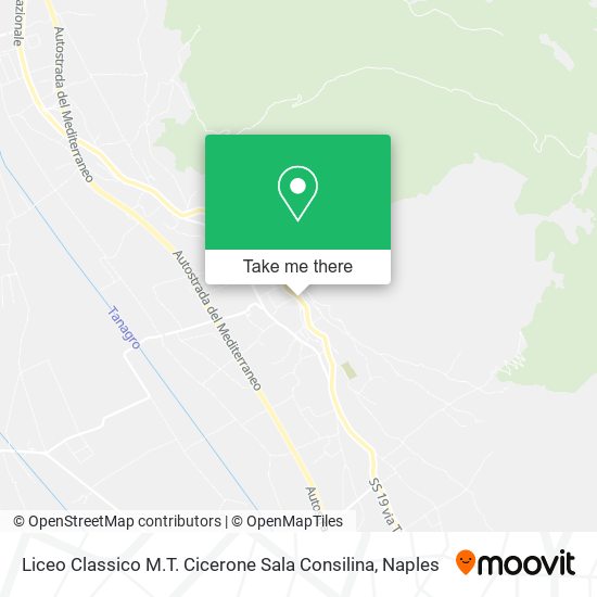 Liceo Classico M.T. Cicerone Sala Consilina map