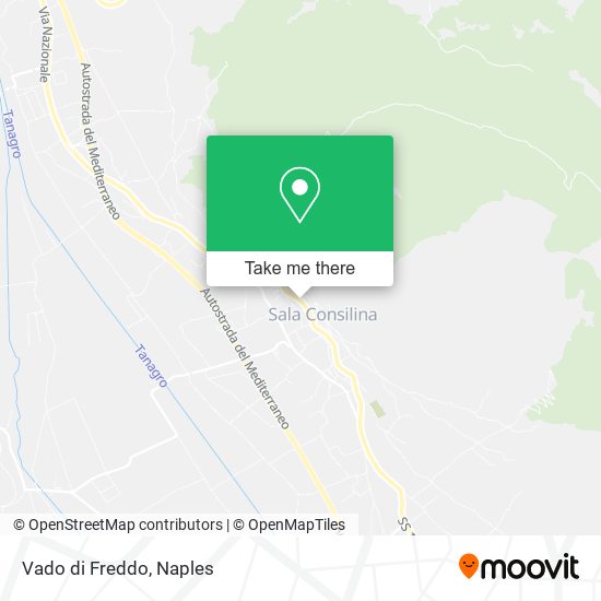 Vado di Freddo map