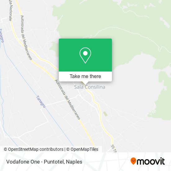 Vodafone One - Puntotel map
