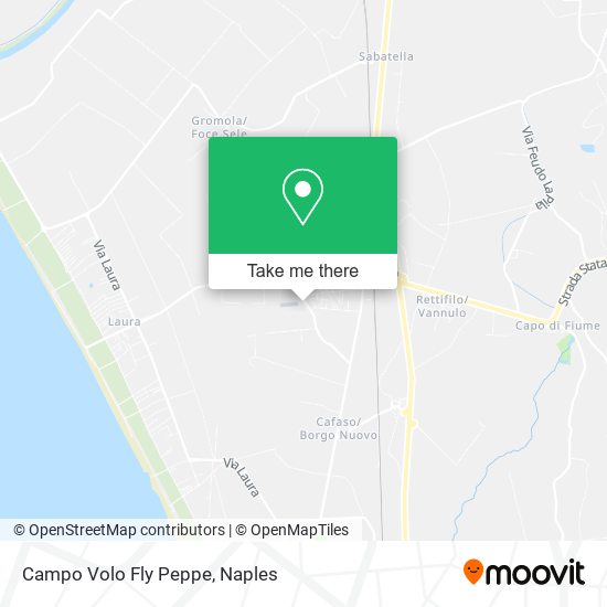Campo Volo Fly Peppe map
