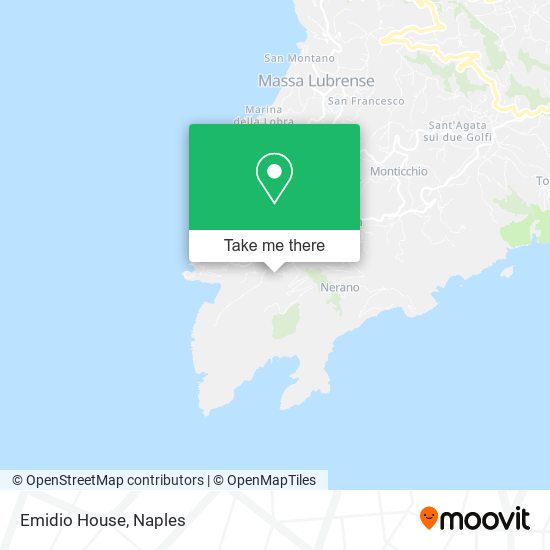Emidio House map