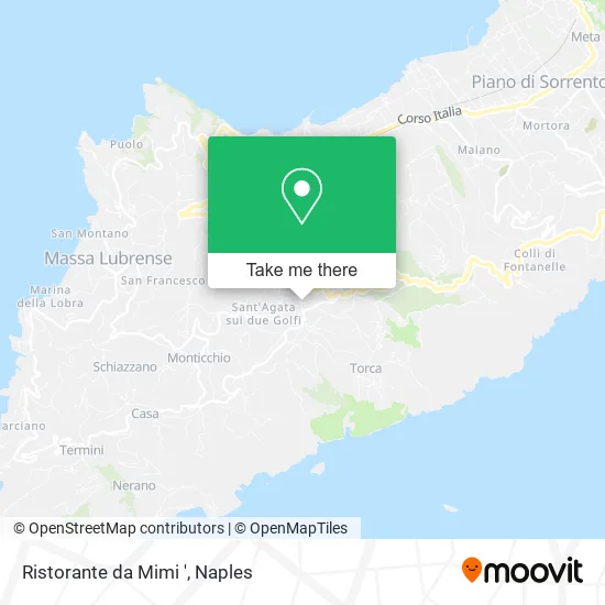 Restaurant da Mimi map