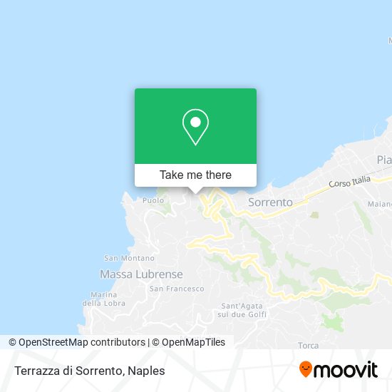 Terrazza di Sorrento map