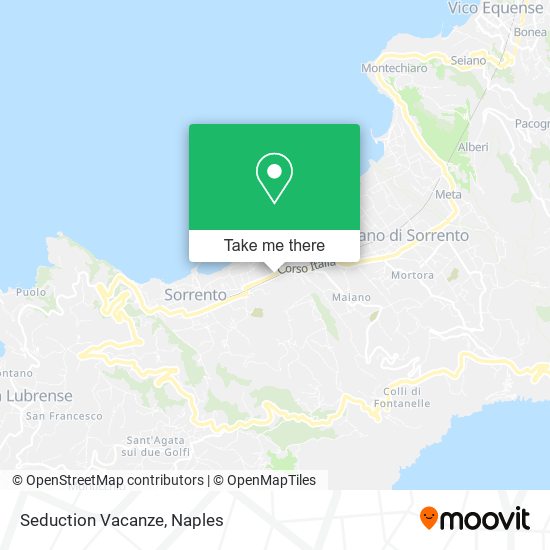 Seduction Vacanze map