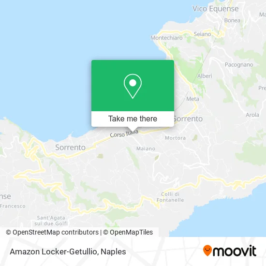 Amazon Locker-Getullio map