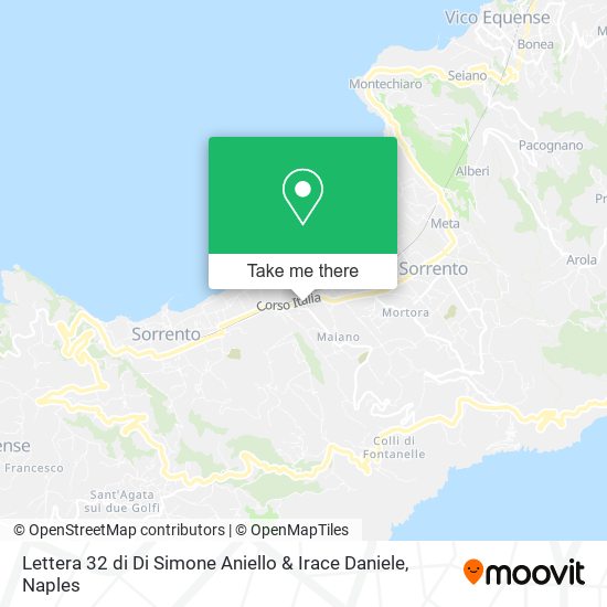Lettera 32 di Di Simone Aniello & Irace Daniele map