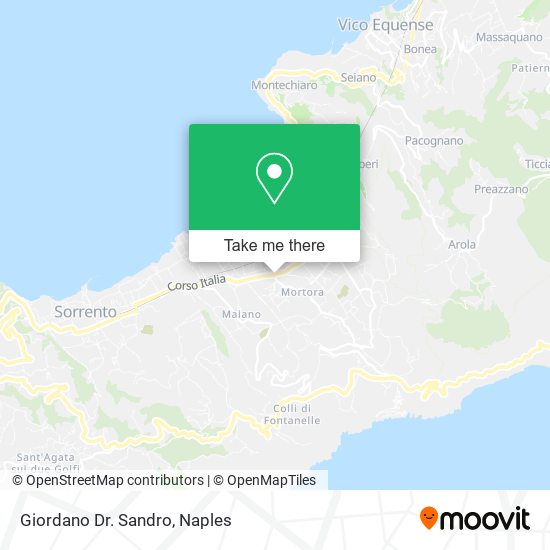 Giordano Dr. Sandro map