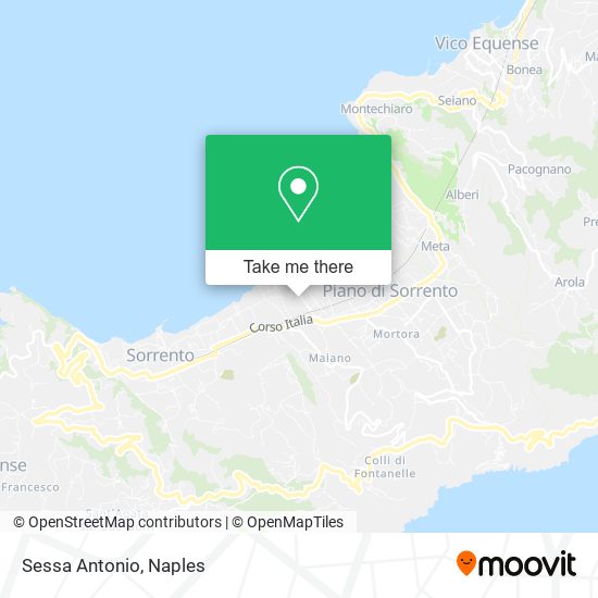 Sessa Antonio map