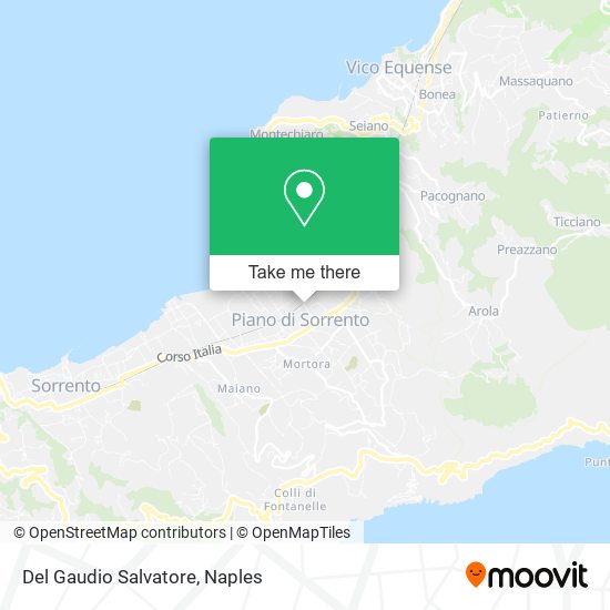 Del Gaudio Salvatore map