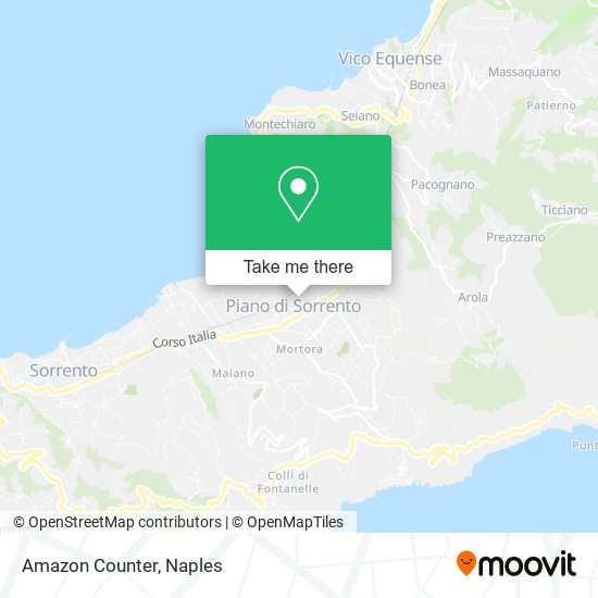 Amazon Counter map
