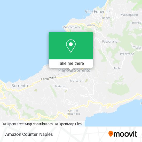 Amazon Counter map