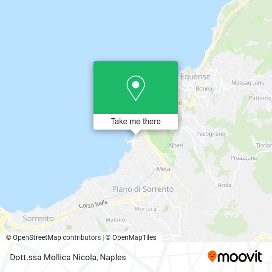 Dott.ssa Mollica Nicola map