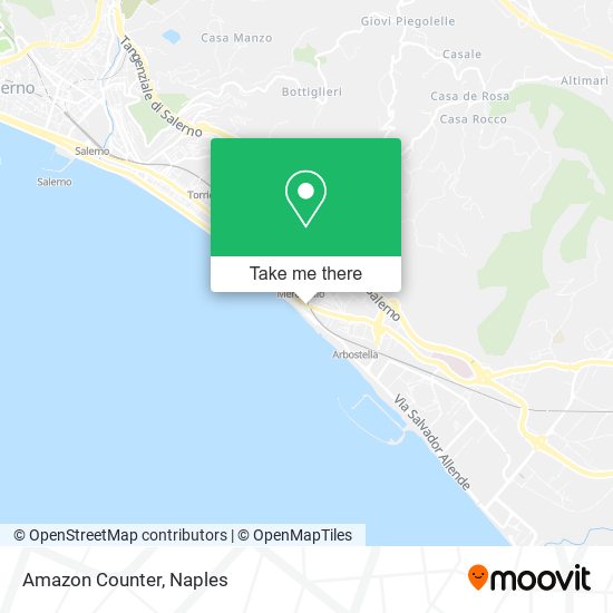 Amazon Counter map