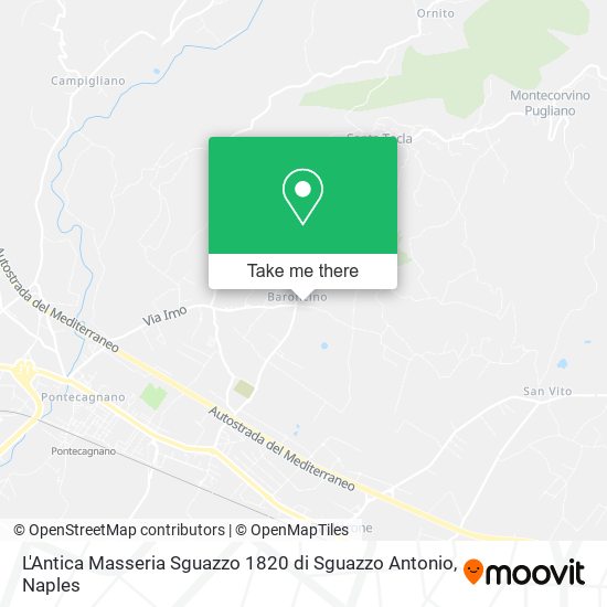 L'Antica Masseria Sguazzo 1820 di Sguazzo Antonio map