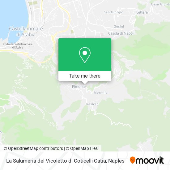 La Salumeria del Vicoletto di Coticelli Catia map