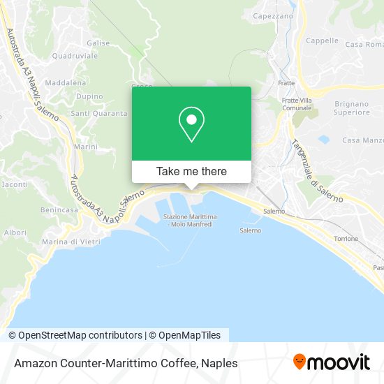 Amazon Counter-Marittimo Coffee map