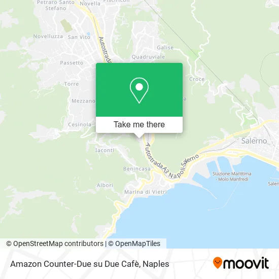 Amazon Counter-Due su Due Cafè map