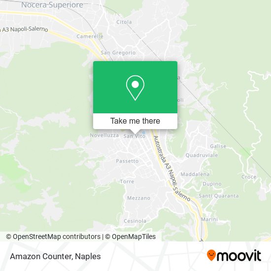 Amazon Counter map
