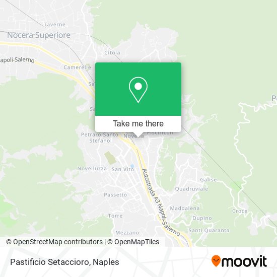 Pastificio Setaccioro map