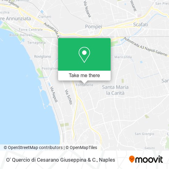 O' Quercio di Cesarano Giuseppina & C. map