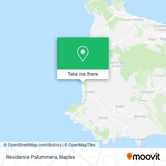 Residence Palummera map