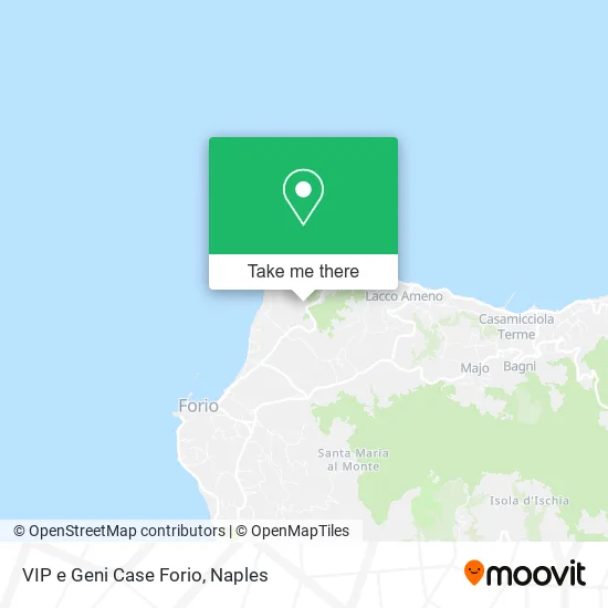VIP and Geni Houses Forio map