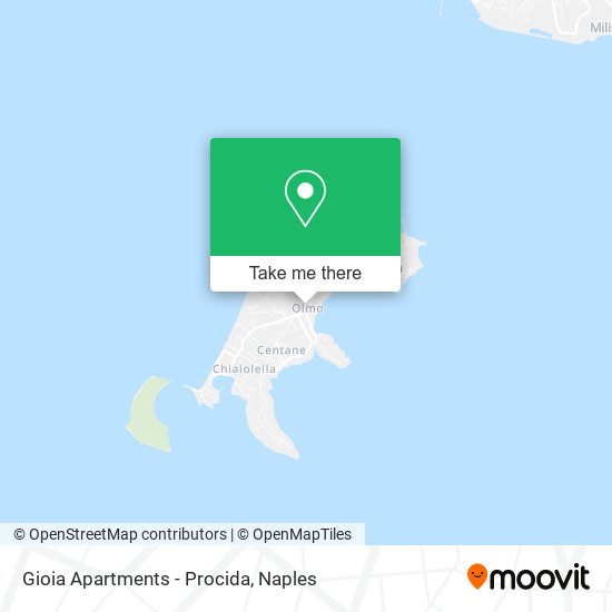 Gioia Apartments - Procida map