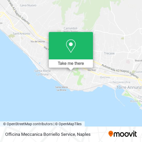 Officina Meccanica Borriello Service map