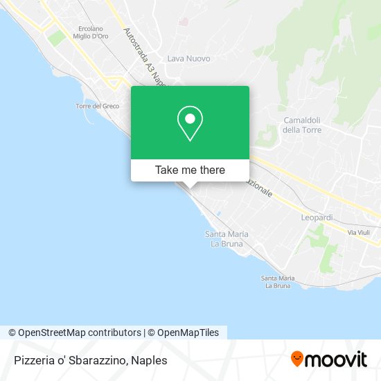 Pizzeria o' Sbarazzino map