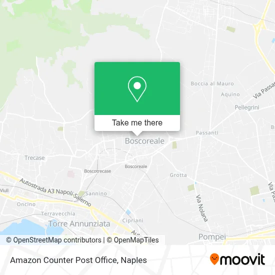 Amazon Counter Post Office map