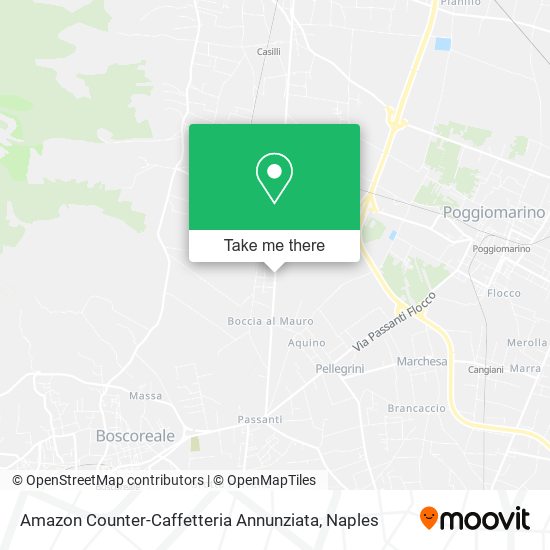 Amazon Counter-Caffetteria Annunziata map